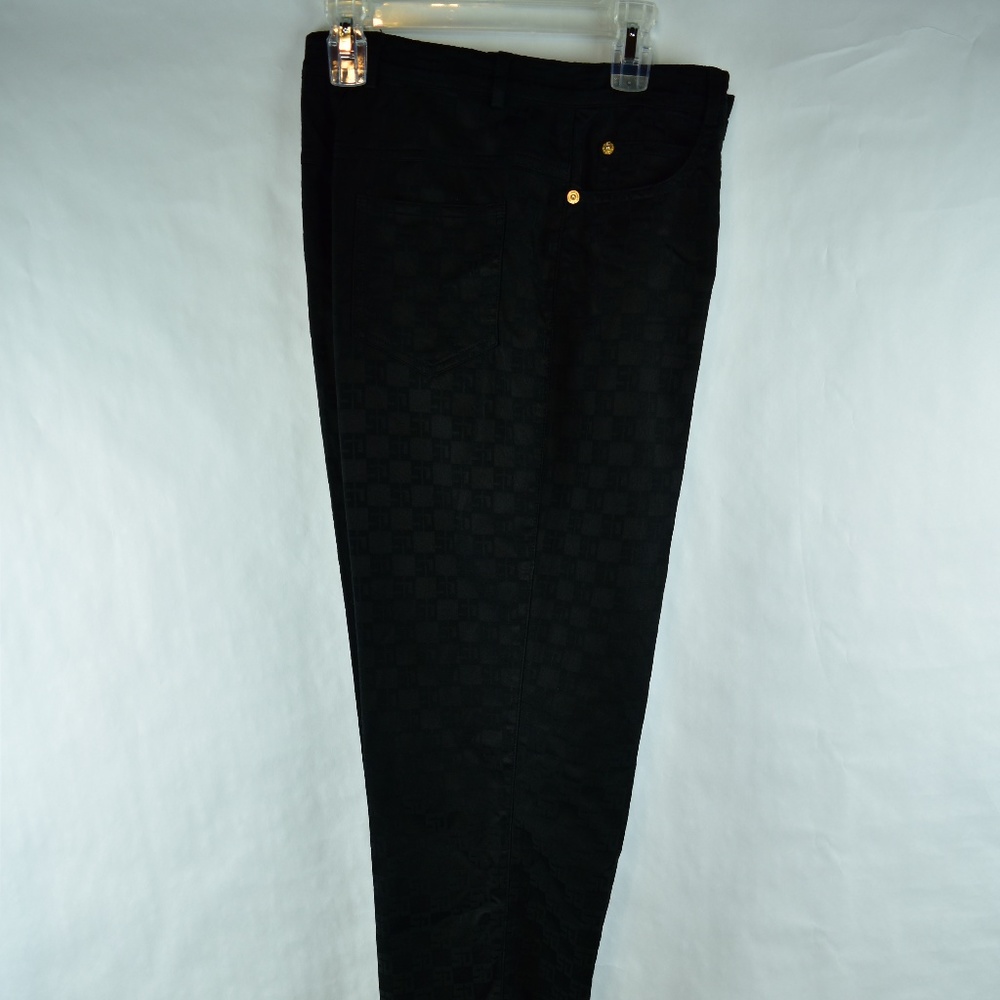 St John Sport Pant Sz 4 Black  5 Pocket Straight